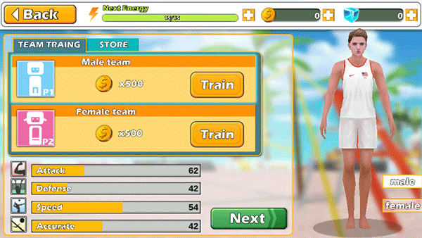 沙滩排球游戏(Beach Volleyball)