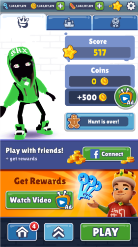 地铁跑酷黄绿杰克血轮眼金币