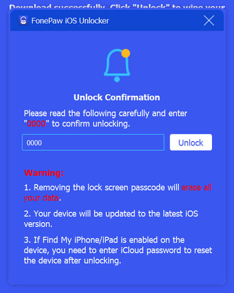 FonePaw iOS Unlocker