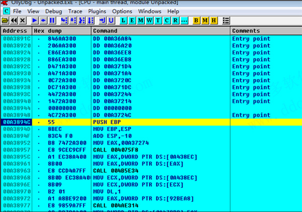 ollydbg中文版(od反汇编工具)