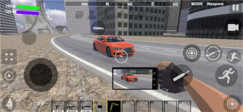 城市汽车游乐场