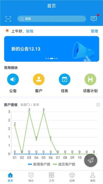 鹏为crm系统手机版