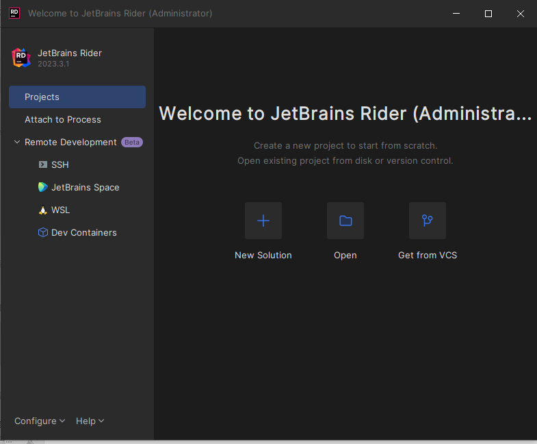 jetbrains rider 2024(C语言编辑开发工具)