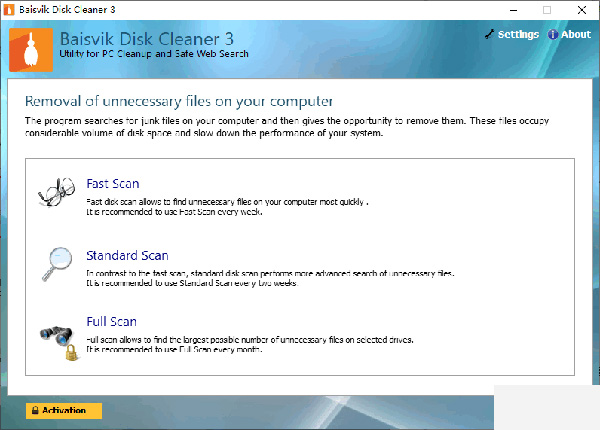 Baisvik Disk Cleaner(磁盘清理工具)