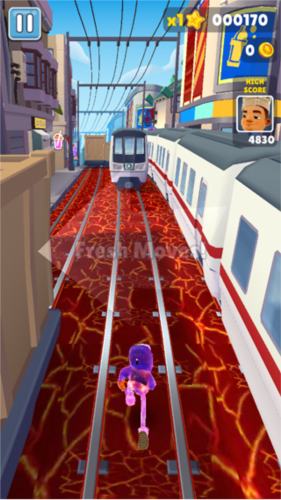 地铁跑酷岩浆版