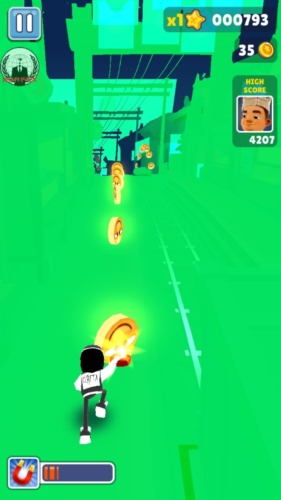 地铁跑酷蓝影超级蓝色洛阳版