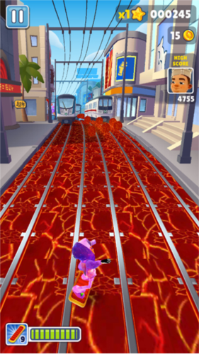 地铁跑酷岩浆版