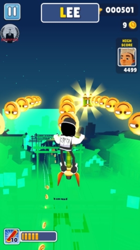 地铁跑酷蓝影超级蓝色洛阳版