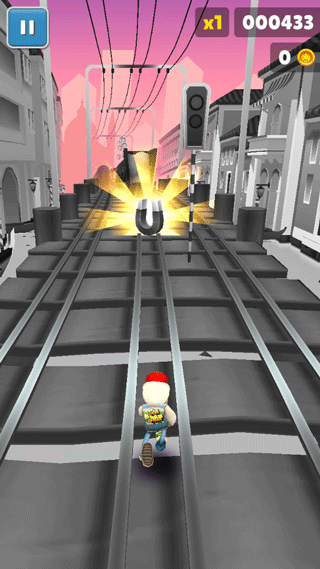 地铁跑酷黑白情人节版本