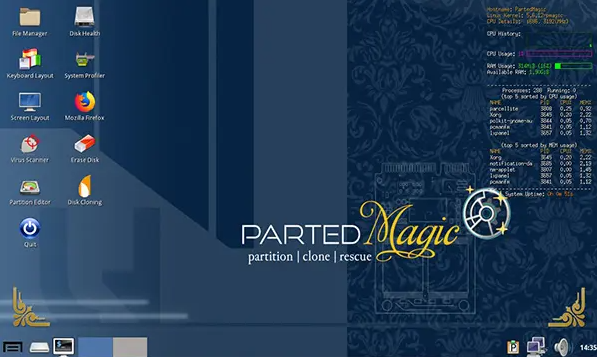 Parted Magic(磁盘工具箱)