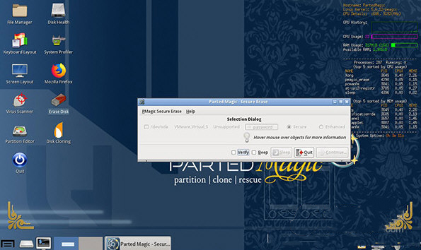Parted Magic(磁盘工具箱)