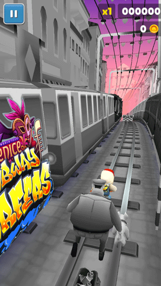 地铁跑酷黑白情人节版本