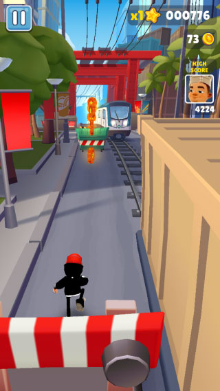 地铁跑酷黑化版红色金币版