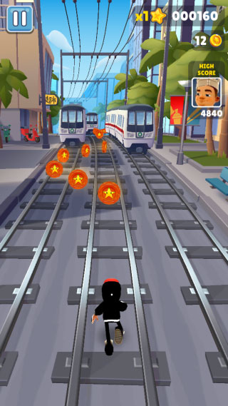 地铁跑酷黑化版红色金币版