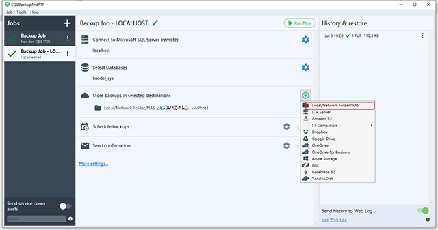 SQLBackupAndFTP官方版