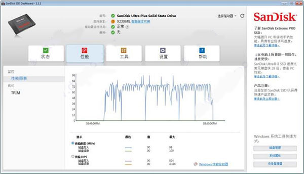 闪迪固态硬盘工具(SanDisk SSD Dashboard)