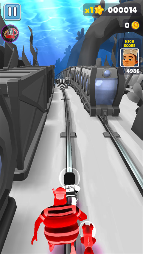 地铁跑酷黑白水下城版本