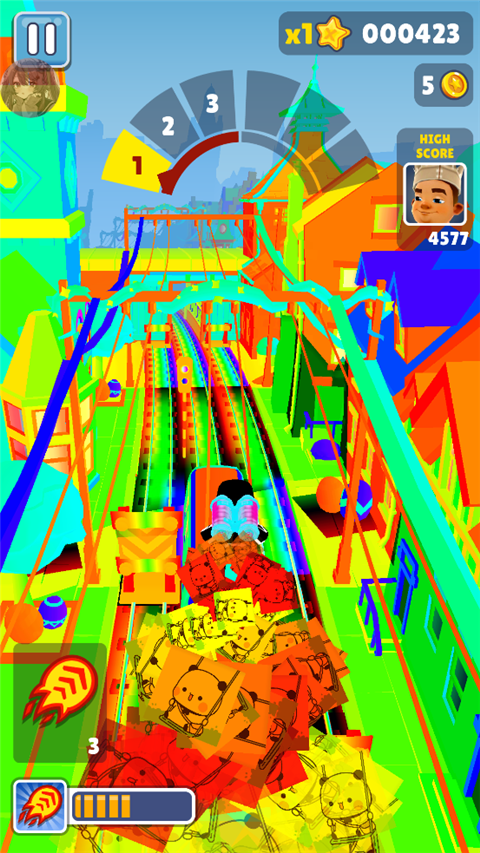 地铁跑酷phc高仿魔改版