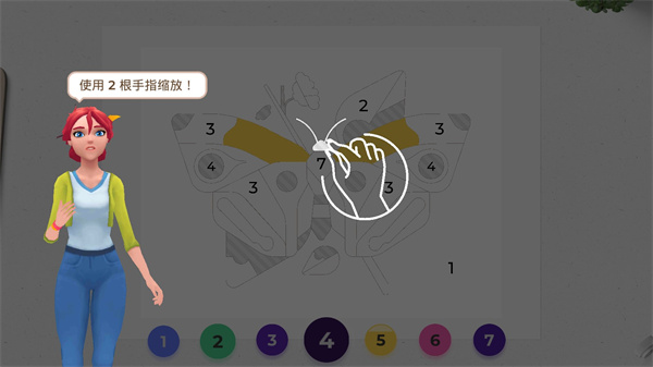 画廊涂色本和装饰手游