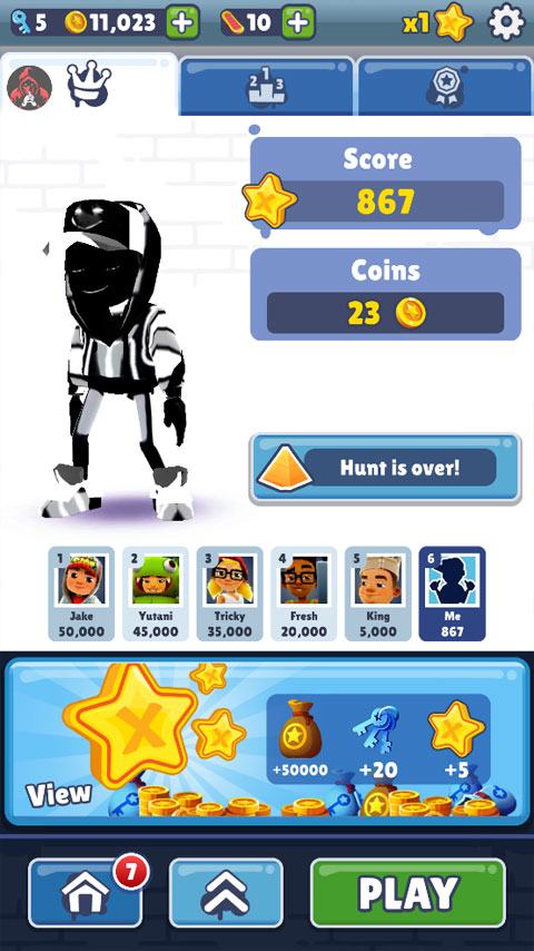 地铁跑酷超级黑白开罗版本