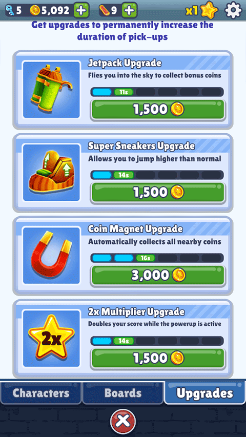 地铁跑酷花扇公益版