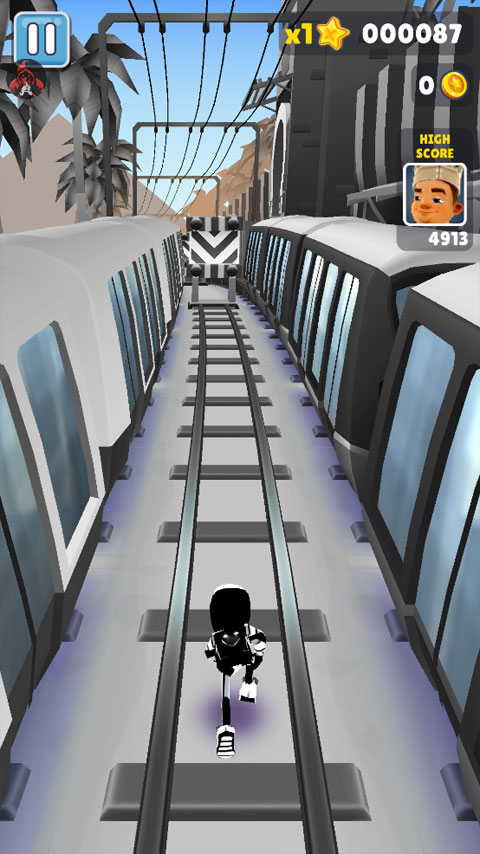 地铁跑酷超级黑白开罗版本