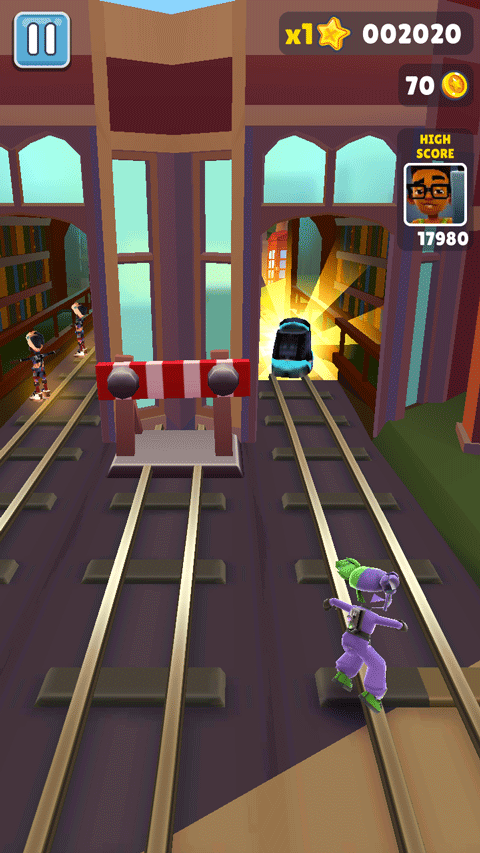 地铁跑酷花扇公益版