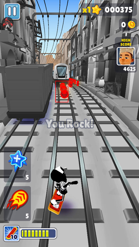 地铁跑酷超级黑白开罗版本