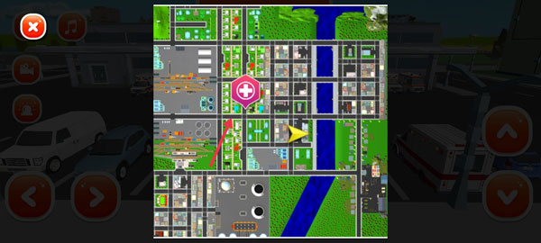 紧急城市救护车模拟器