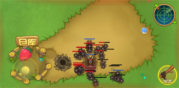 蚂蚁部落大战游戏