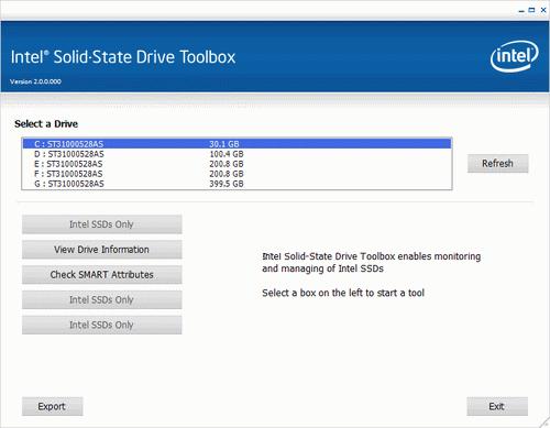 Intel SSD Toolbox(英特尔固态硬盘优化工具)
