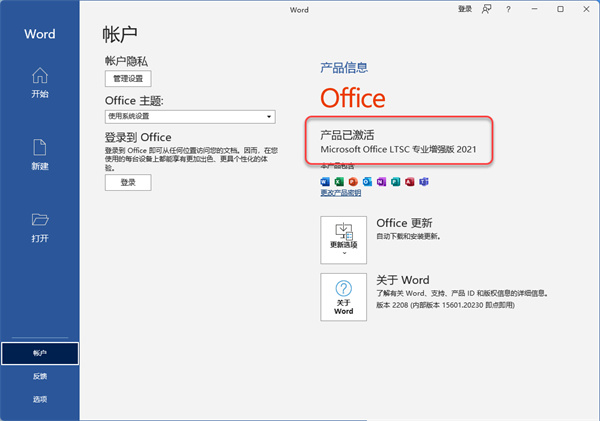 microsoft office2021中文破解版