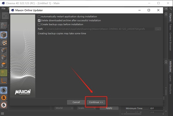 Maxon Cinema 4D Studio S22中文版