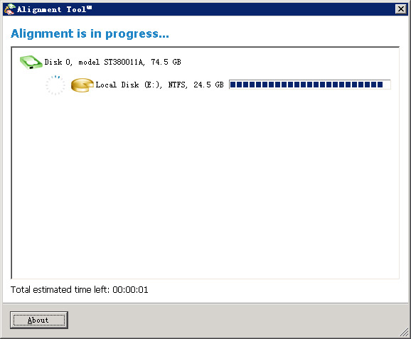 Paragon Alignment Tool(硬盘无损4k对齐工具)