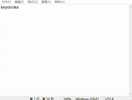 Keystroke Visualizer按键可视化工具