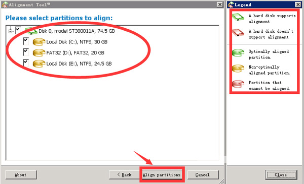 Paragon Alignment Tool(硬盘无损4k对齐工具)